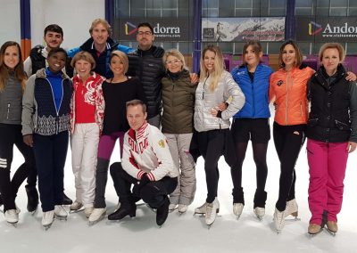 ice2impulse team coaches international skating camp Andorra